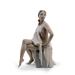 Lladro Nude w/ Shawl Woman Figurine Porcelain/Ceramic in Brown | 16.93 H x 11.81 W x 10.63 D in | Wayfair 01012536