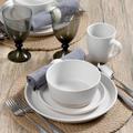 Pfaltzgraff Hudson 16-Piece Dinnerware Set Ceramic/Earthenware/Stoneware in White | Wayfair 5267236