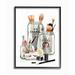 House of Hampton® 'Fashion Brand Makeup in Mason Jars Glam Design' by Ziwei Li - Graphic Art Print Wood in Brown | 24 H x 30 W x 0.5 D in | Wayfair
