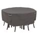 Arlmont & Co. Khalil Water Resistant Round Patio Dining Set Cover in Brown | 23 H x 108 W x 108 D in | Wayfair FRPK1911 43627317