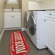 Red 20 W in Area Rug - Ottomanson Machine Washable Non-Slip Rubberback Oval Laundry Room Runner Rug | Wayfair LA4020O-2X5