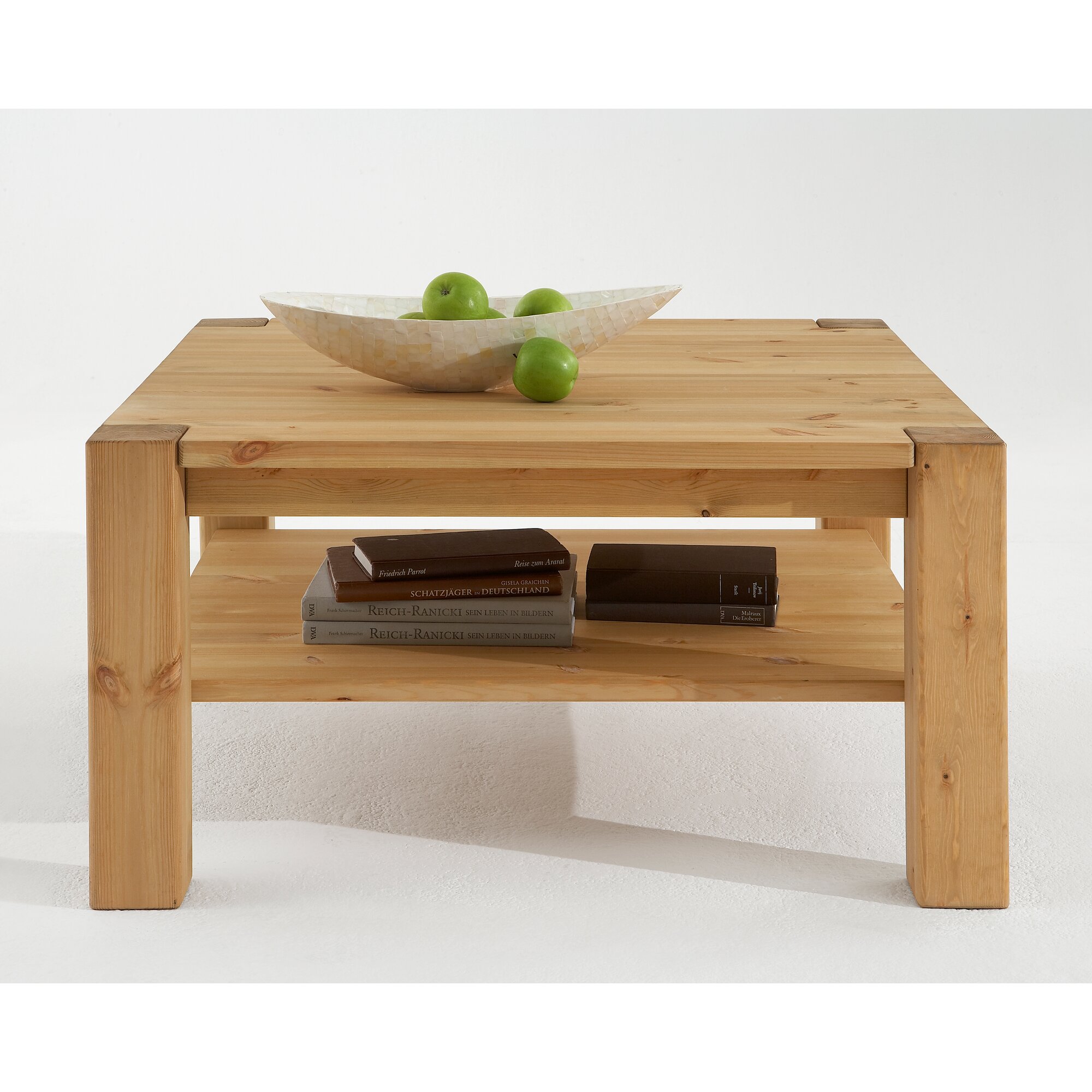 MassivHolz »Vita« Couchtisch weiss / 90x48x90 cm