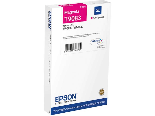 Tinten EPSON C13T908340 EPSON WF6090 TINTE MAGENTA ST Image