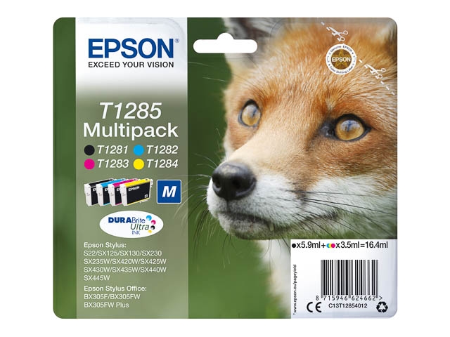 Tinten EPSON C13T12854012 EPSON BX305F TINTE (4) CMYK Image
