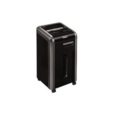 Fellowes 225Ci Aktenvernichter Kreuzschreddern 24 cm Schwarz, Silber