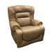 Southern Motion All Star 46" Wide Power Zero Clearance Standard Recliner Leather Match/Genuine Leather in Gray | 49 H x 46 W x 44 D in | Wayfair