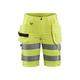 Blaklader 718618113300C42 Damen Shorts mit Stretch, Hi Vis Gelb, Größe C42