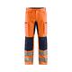 Blaklader 158518115389D108 Arbeitshose mit Stretch, High Vis Orange/Marineblau, Größe D108