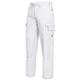 BP 1493-720-21-62 Arbeitshosen, Jeans-Stil mit mehreren Taschen, 305,00 g/m² Verstärkte Baumwolle, weiß, 62