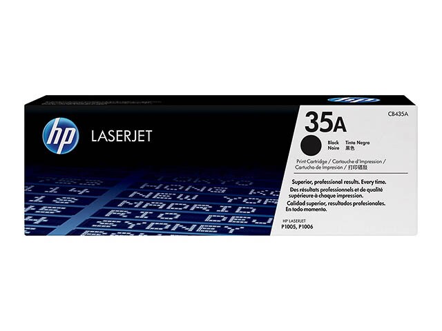 Laser/Kopierer HEWLETT PACKARD CB435A HP LJ P1005 CARTRIDGE BLACK Image
