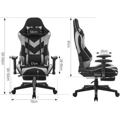 Woltu - Racing Stuhl Gaming Stuhl Bürostuhl Schreibtischstuhl Sportsitz mit Kopfstütze und Image