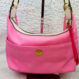 Coach Bags | Beautiful Coach Purse Pink Barbie Vibe | Color: Pink/White | Size: Os