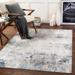 Higden 2' x 2'11" Modern Charcoal/Denim/Medium Gray/Gray/Light Beige/Tan/Peach Area Rug - Hauteloom