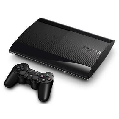 PlayStation 3 Ultra Slim HDD 500 GB Black | Refurbished - Very Good Condition