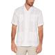 Cubavera Herren 100% Leinen Vier-Pocket-kurzärmeliges Guayabera (Größe S-5x) Hemd mit Button-Down-Kragen, Helles Weiß, Mittel
