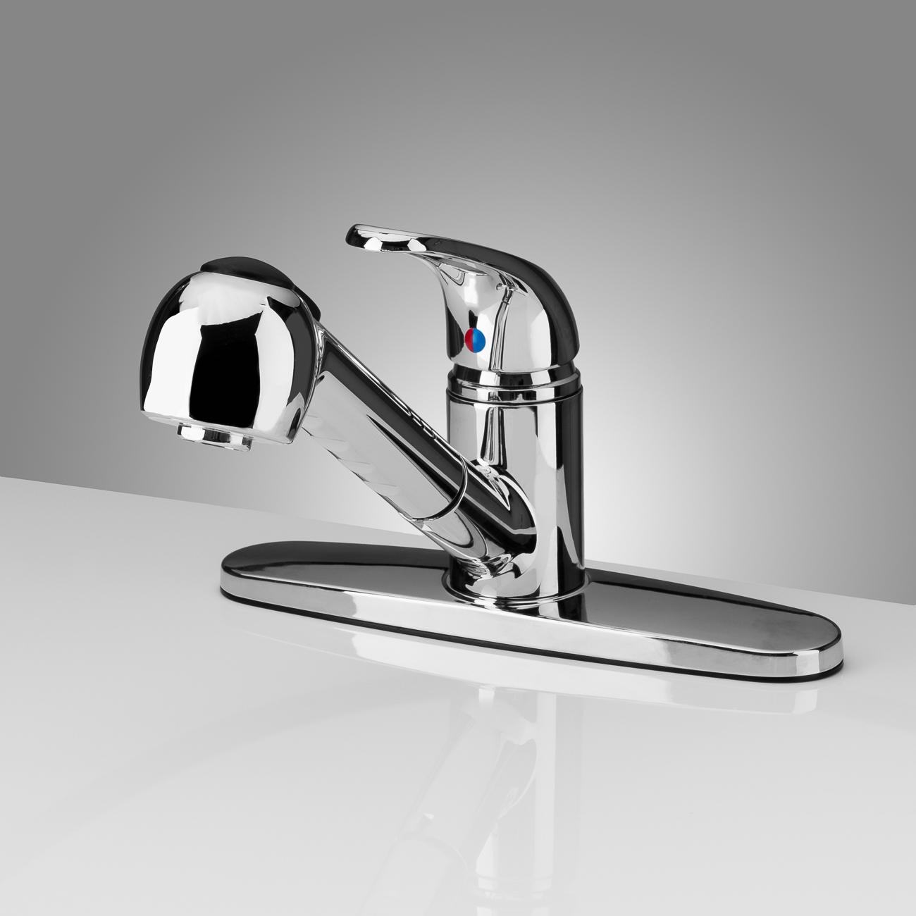 Randolph Morris Pull-Out Single Handle Kitchen Faucet - Chrome RMNAB830-CP