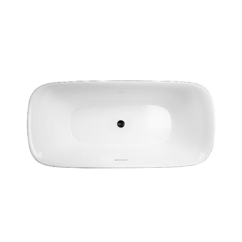 Randolph Morris Royal 59 Inch Acrylic Double Ended Freestanding Tub - No Faucet Drillings RMD47-ORB
