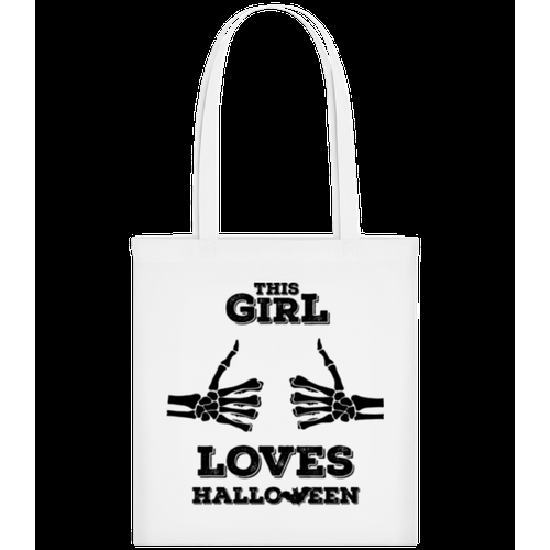 This Girl Loves Halloween - Stofftasche