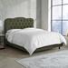 Velvet Tufted Bed by Skyline Furniture in Velvet Loden (Size FULL)