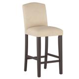 Velvet Camelback Barstool by Skyline Furniture in Velvet Pearl