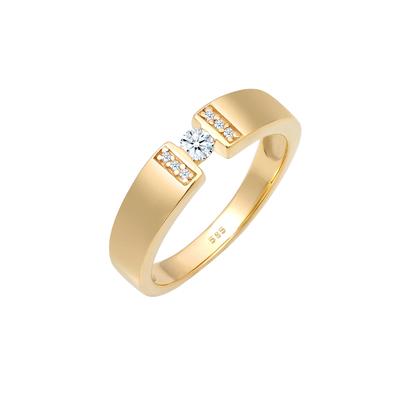 Elli DIAMONDS - Verlobung Diamant 0.14 ct. 585 Gelbgold Ringe 1 ct Damen