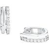 s.Oliver Creolen 925er Silber One Size Weiss Damen