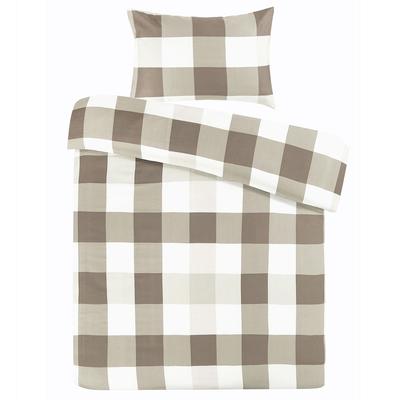 Gallazzo Bettwäsche 1200 - Taupe 1x 200cm x 240cm / 2x 60cm 70cm