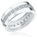 Rafaela Donata - Ring Sterling Silber Zirkonia in Silber Ringe Damen