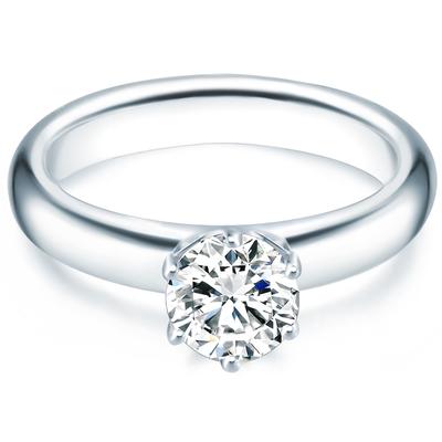 Trilani - Ring Sterling Silber Zirkonia in Silber Ringe 1 ct Damen