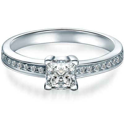 Trilani - Ring aus Sterling Silber in Silber mit Zirkonia Ringe Damen