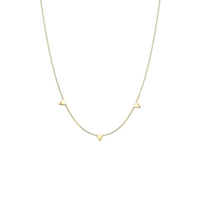 Elli - Elli Halskette Dreieck Geo Trend Minimal 925 Sterling Silber Ketten 1 ct Damen (55.99 € / 1 ct)