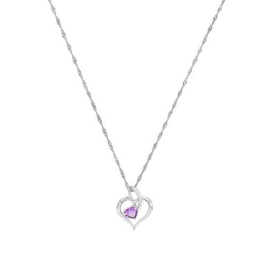 amor - Kette mit Anhänger Ketten 1 ct Weiss Damen (49.99 € / 1 ct)