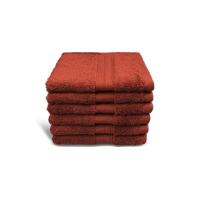 grace grand spa Duschtuch Avantgarde mit breiter Webbordüre rot