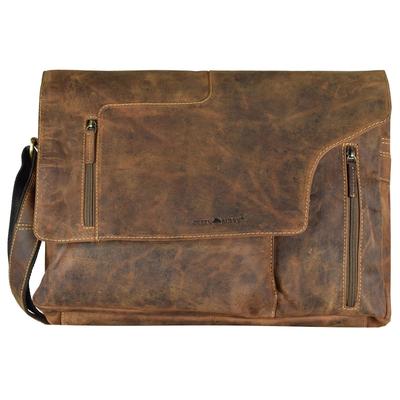 Greenburry - Vintage Revolver Bag Umhängetasche Leder 40 cm Umhängetaschen 1 ct Braun Damen