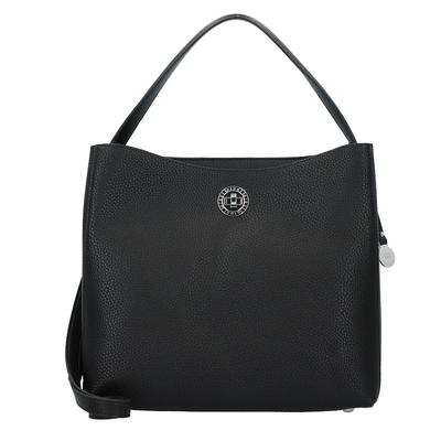 L.CREDI Carla Handtasche 31 cm schwarz Schwarz Damen
