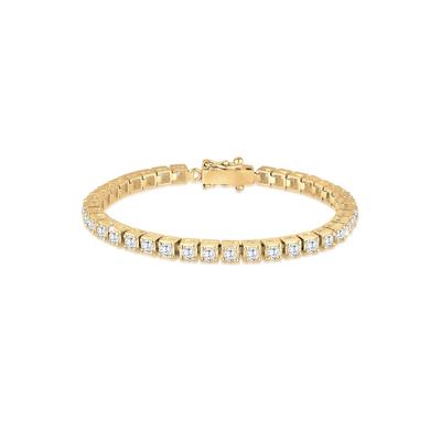 Elli PREMIUM Tennisarmband Trend Zirkonia Kristalle 925 Silber 19 Damen