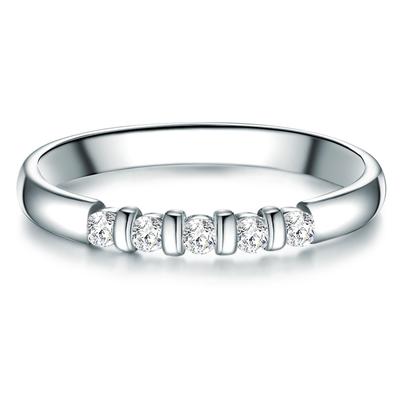 Trilani - Ring Sterling Silber Zirkonia in Silber Ringe 1 ct Damen Image
