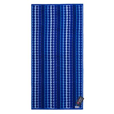 grace grand spa Duschtuch Vital mit stylischem Punktmuster blau