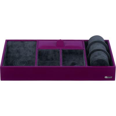 Windrose Pure Schmuckkoffer 35 cm bordeaux Blau Damen Image