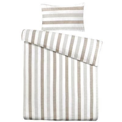 Gallazzo Bettwäsche 1300 - Taupe 1x 140cm x 200cm / 50cm 75cm