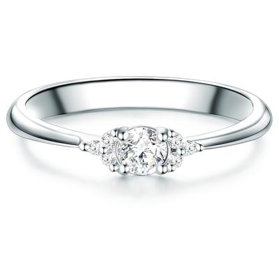 Trilani - Ring Sterling Silber Zirkonia in Silber Ringe 1 ct Damen Image