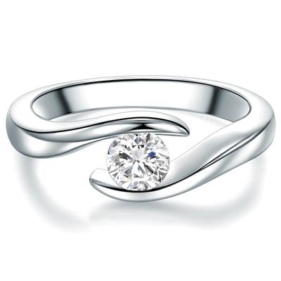 Trilani Ring aus Sterling Silber in mit Zirkonia 58 Damen Image
