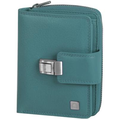 Greenburry Spongy Geldbörse Leder 9,5 cm petrol Petrol Damen Image