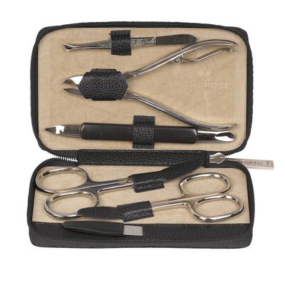 Windrose Beluga Manicure-Etui 13 cm Leder Schwarz Image
