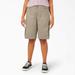 Dickies Women's Plus Relaxed Fit Cargo Shorts, 11" - Desert Sand Size 22W (FRW888)