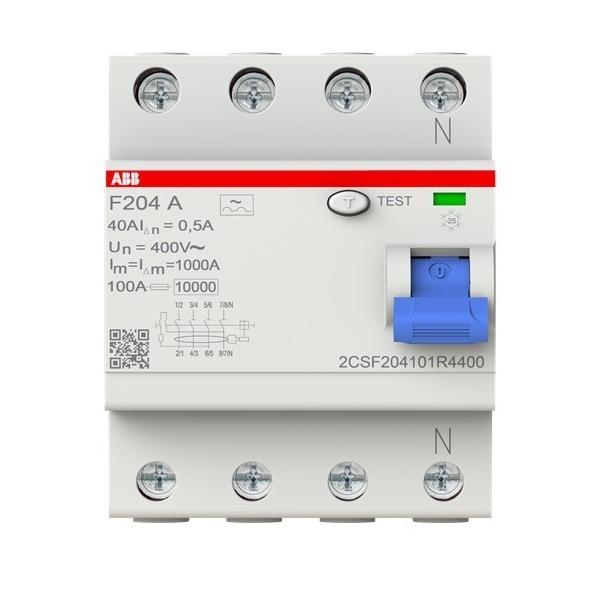 ABB Stotz S&J FI-Schutzschalter F204A-40/0,5 2CSF204101R4400 Image