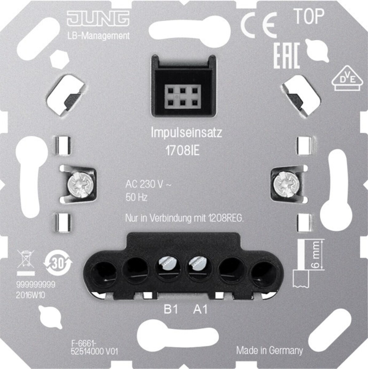 Jung Impulseinsatz 1708 IE 1708IE Image