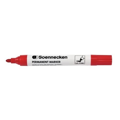 Soennecken Permanentmarker 3104 4mm Rundspitze rot Image