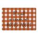 Orange 1 x 18 W in Kitchen Mat - Gracie Oaks Perris Its All Hocus Pocus Kitchen Mat Synthetics | 1 H x 18 W in | Wayfair