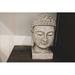 World Menagerie Nanaimo 5" Wide Buddha Head, Wood in Gray | 8.5 H x 5.9 W x 4.9 D in | Wayfair DBD3004686724F0089D635115566F125